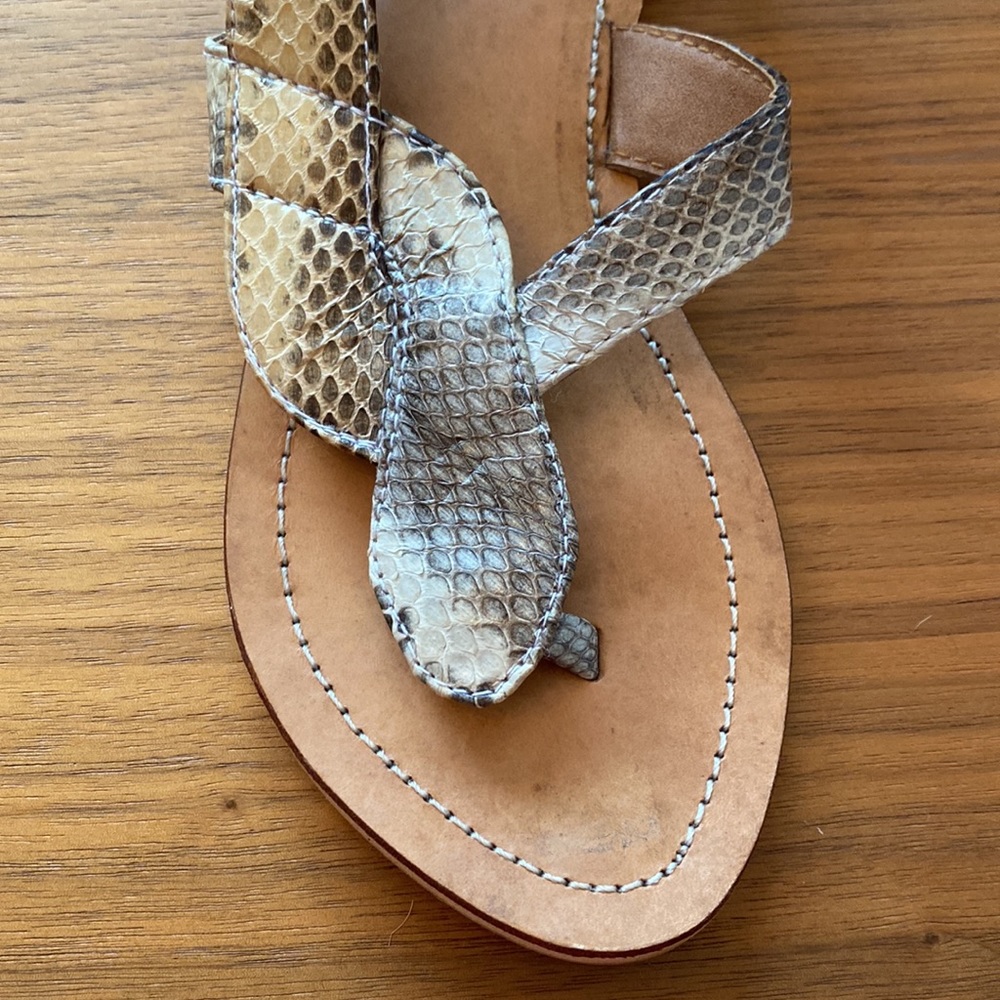 Real Python Skin Sandals - image 4